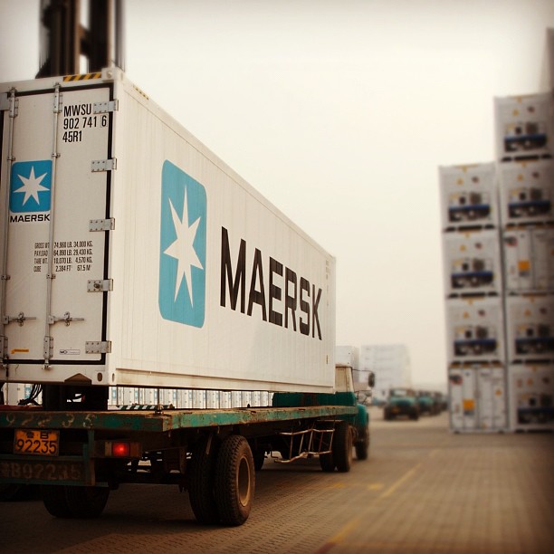 Reefer containers at an international port — Latino Global Ventures' international vision